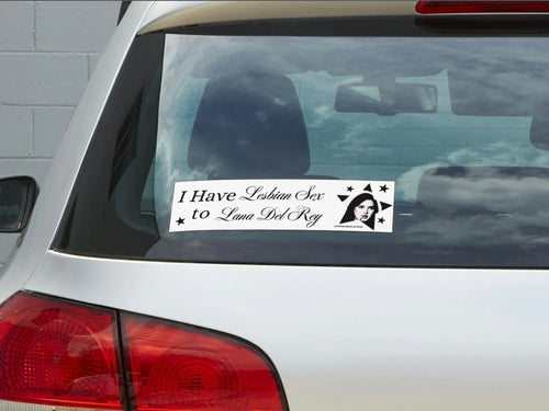 Dyke Queen Lesbians Love Lana Bumper Sticker
