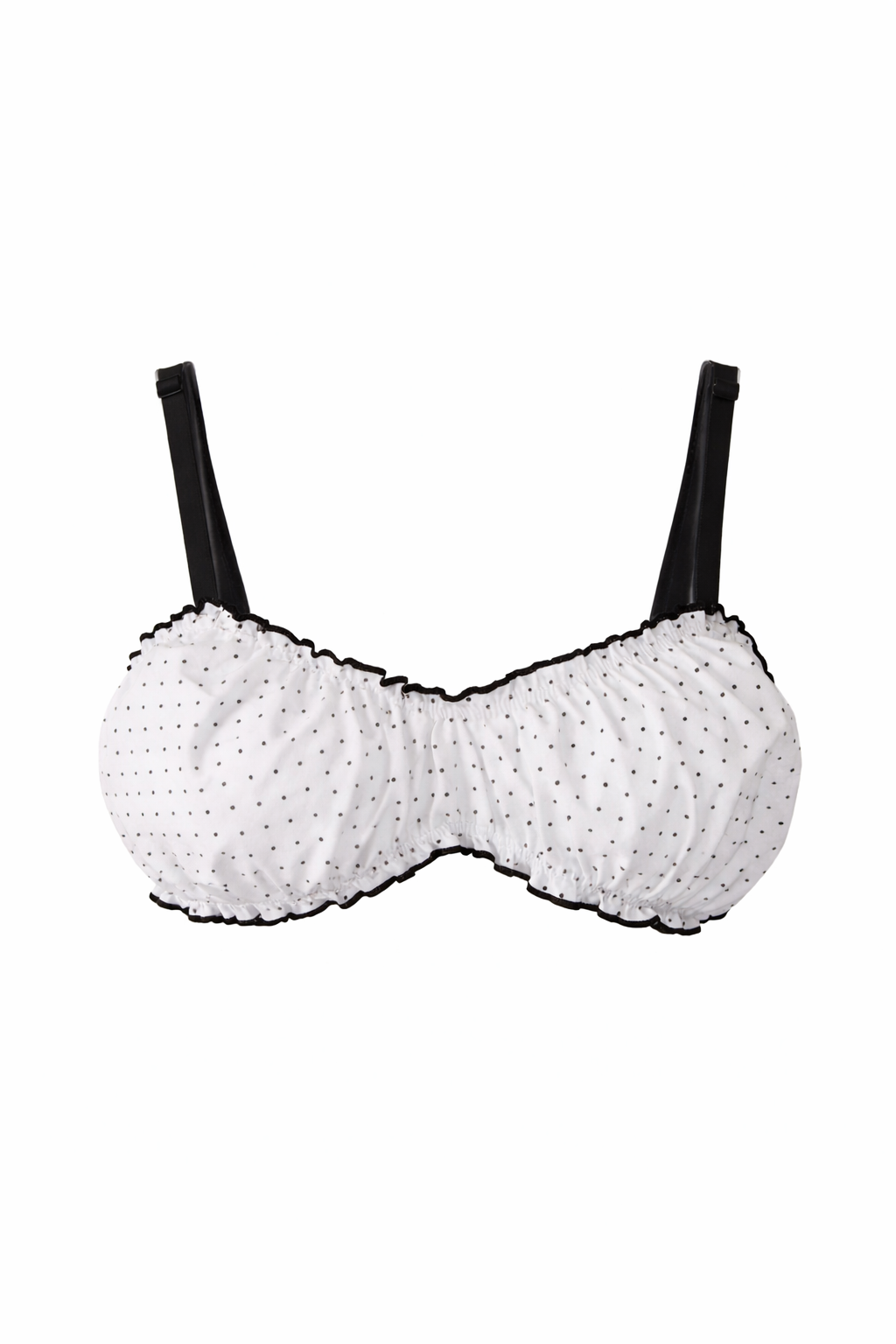 The Holly Polka Dot Cotton Bralette