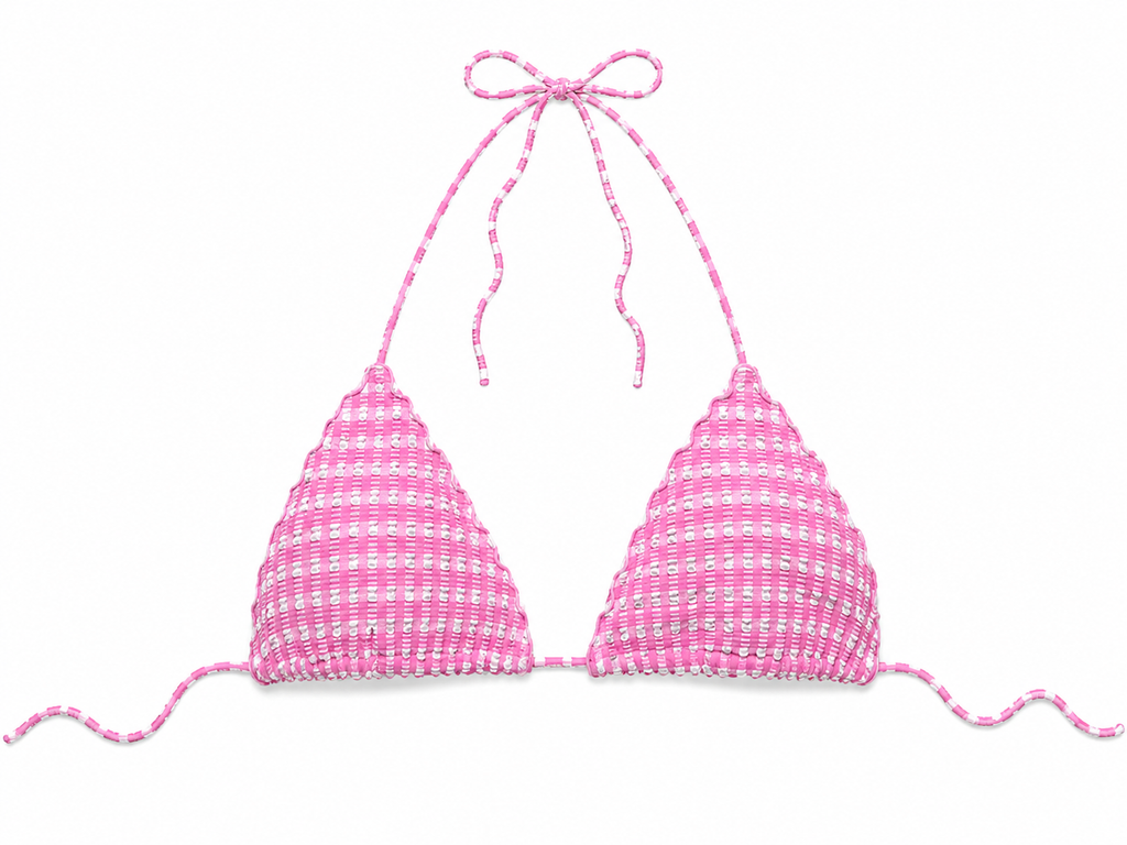 Get Me Wet Triangle Top - Hibiscus