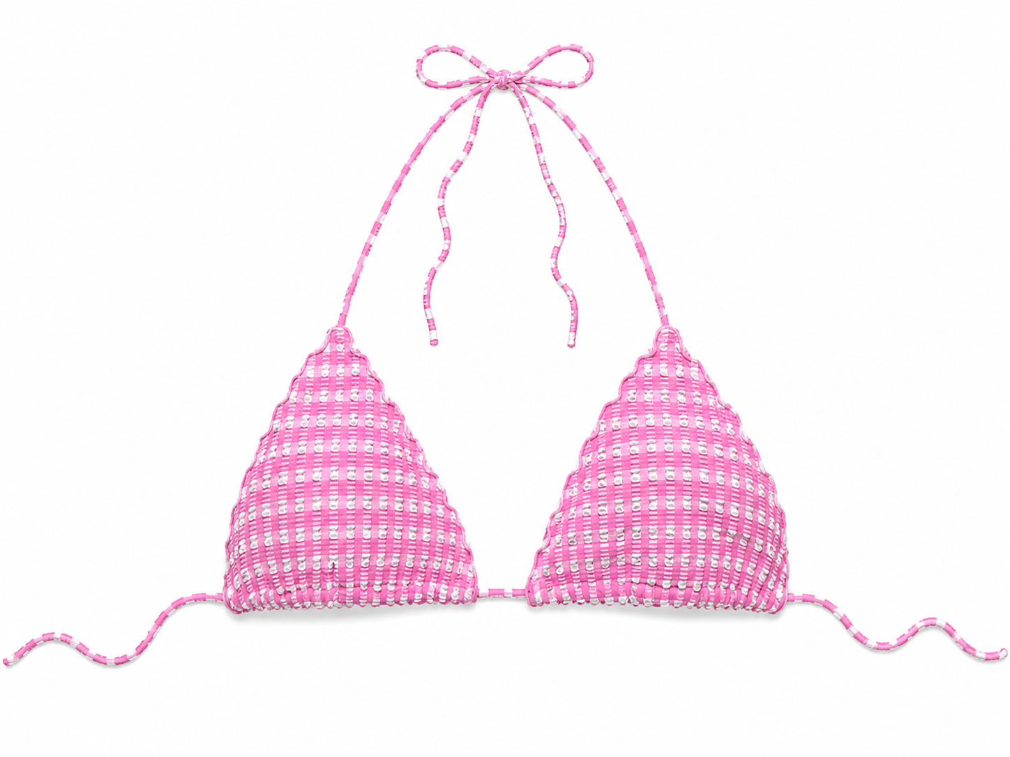 Get Me Wet Triangle Top - Hibiscus